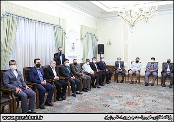 دیدار نوروزی با مقامات کشوری و لشکری با رئیس جمهوری
