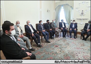 دیدار نوروزی با مقامات کشوری و لشکری با رئیس جمهوری