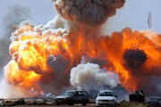 ببینید | لحظه انفجار مخزن بنزین زیرزمینی در عربستان
