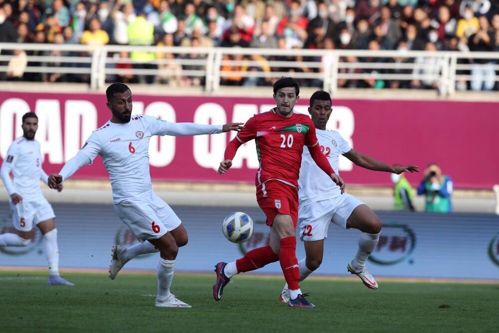 گزارش تصویری دیدار تیم های ملی فوتبال ایران و لبنان