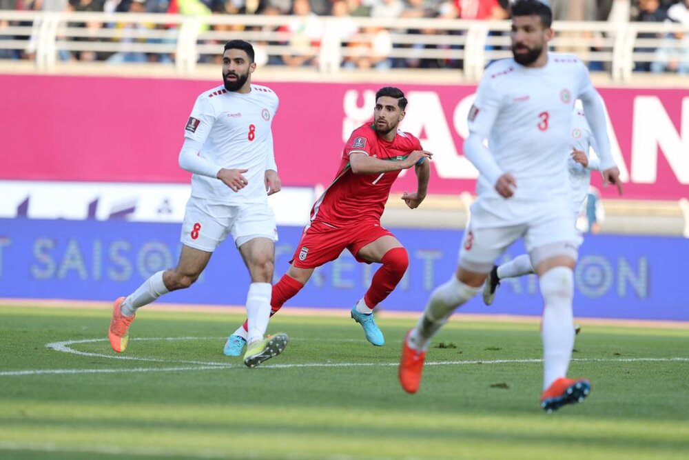 گزارش تصویری دیدار تیم های ملی فوتبال ایران و لبنان