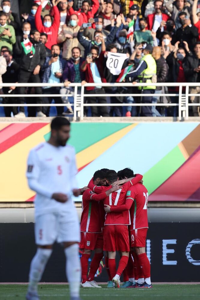 گزارش تصویری دیدار تیم های ملی فوتبال ایران و لبنان