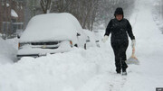 ببینید | تصادف ۴۰ خودرو در برف ناگهانی و کورکننده در پنسیلوانیا