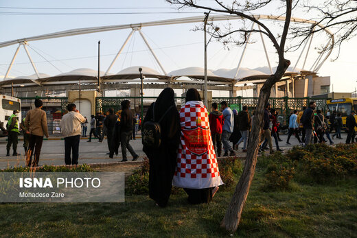 در حاشیه برگزاری مسابقه تیم‌های ملی فوتبال ایران و لبنان