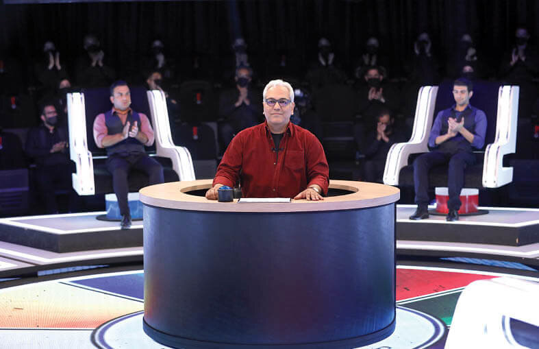 ببینید | استرس عجیب مهمان برنامه دورهمی در مقابل مهران مدیری!