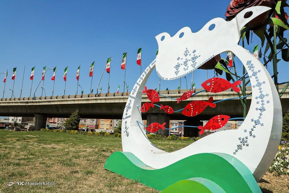 دلربایی نمادهای نوروزی در گرگان