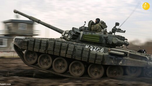ببینید | تیراندازی ترسناک تانک‌های روسی به مواضع اوکراینی در ساختمان‌های ماریوپل