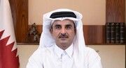امير قطر يعزي بضحايا السيول الاخيرة فی ایران