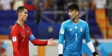 بیرانوند: در مهار پنالتی رونالدو بینی‌ام کمکم کرد! 