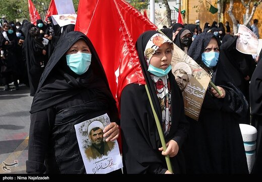 تشییع پیکر شهید حجت‌الاسلام اصلانی در مشهد