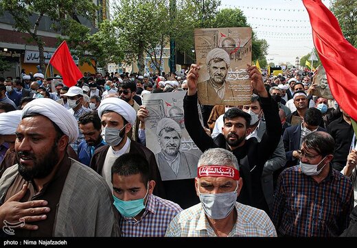 تشییع پیکر شهید حجت‌الاسلام اصلانی در مشهد