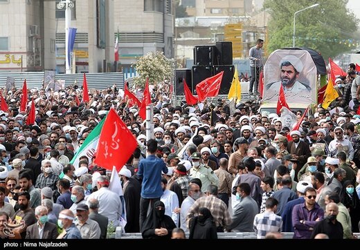 تشییع پیکر شهید حجت‌الاسلام اصلانی در مشهد