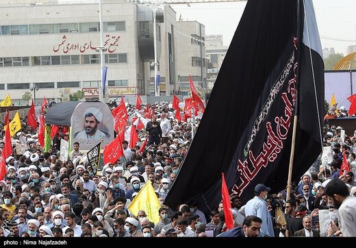 تشییع پیکر شهید حجت‌الاسلام اصلانی در مشهد