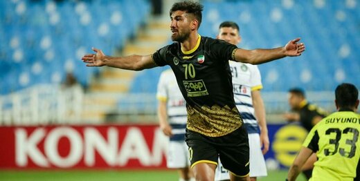 خوشحالی عجیب مغانلو بعد از گلزنی