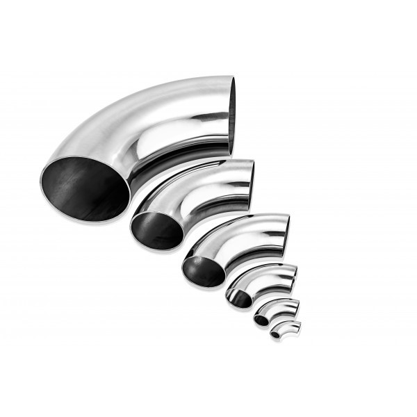 زانو جوشی مانیمسمان ۹۰ درجه استیل