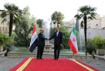 استقبال امیرعبداللهیان از وزیرخارجه عراق
