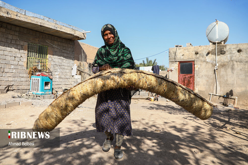 آمیخته ای از هنر و صنعت روستایی؛ بخش احمدی هرمزگان