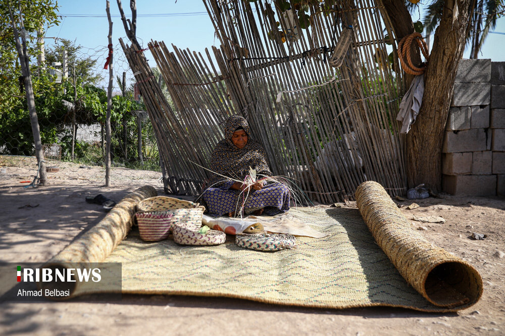 آمیخته ای از هنر و صنعت روستایی؛ بخش احمدی هرمزگان