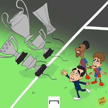 ببینید چه جام‌هایی از دست ژاوی پرید!