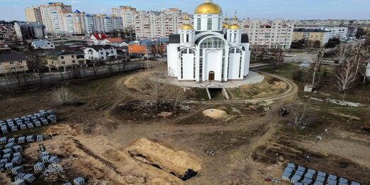 ببینید ‌| کشف 73 جسد در کلیسای سنت اندرو اوکراین 