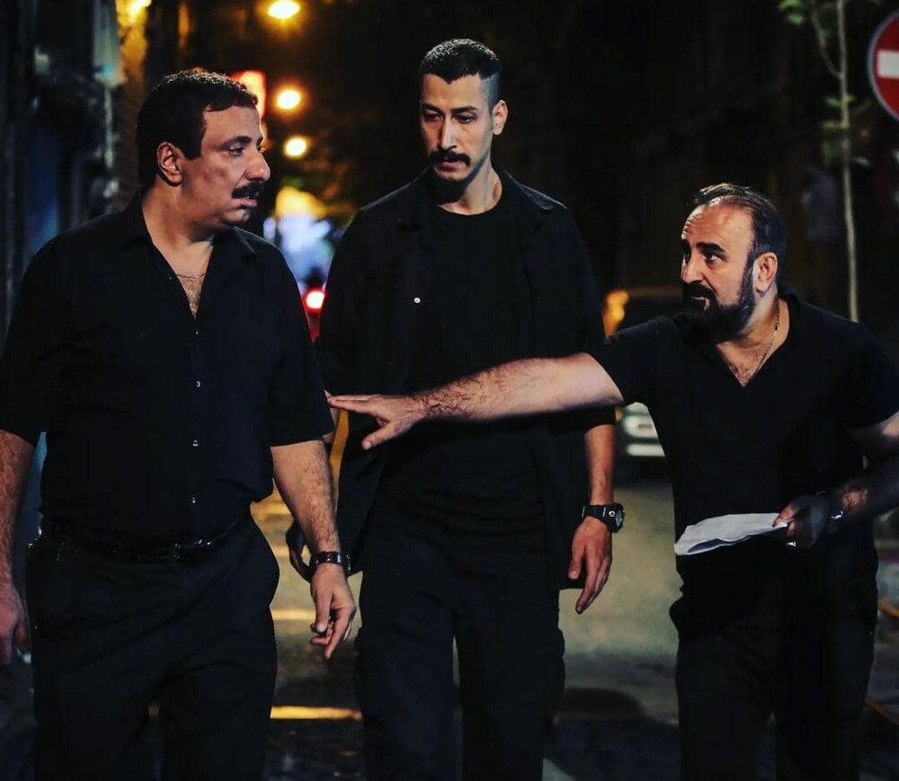 امیر جعفری و بهرام افشاری سیاهپوش شدند/ عکس