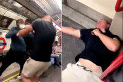 ببینید | برخورد شدید با یک نژادپرست در مترو