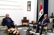 Iran envoy meets Iraqi President at end of his mission
