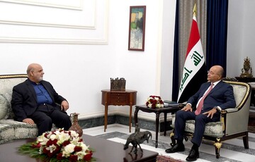 Iran envoy meets Iraqi President at end of his mission