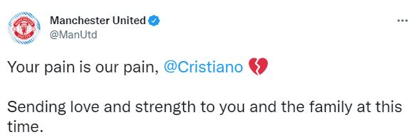 پیام احساسی برای رونالدو پس از مرگ پسرش/عکس