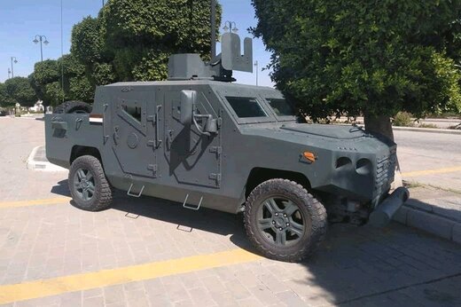 ببینید | رونمایی از اولین خودروی زرهی ارتش یمن