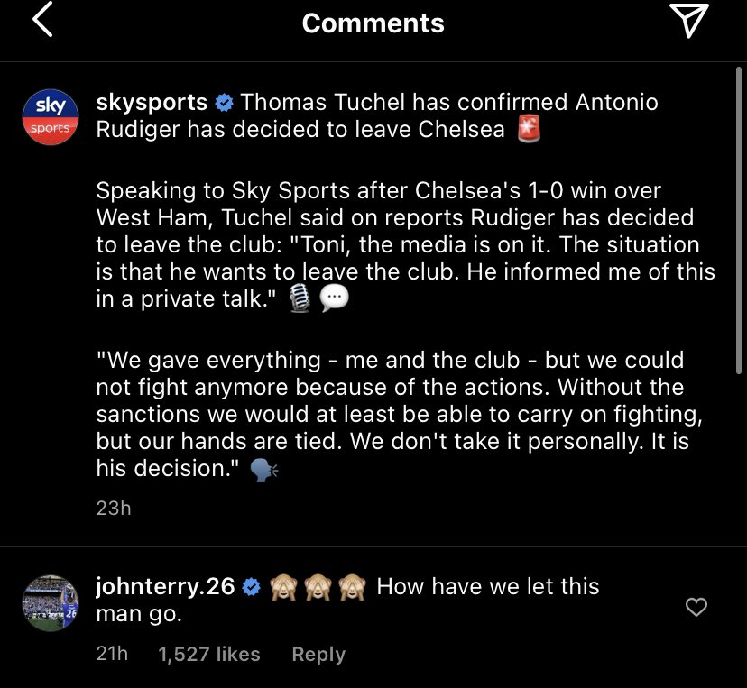 حسرت اسطوره سابق آبی ها از خبر جدایی مدافع این تیم/عکس