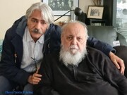 دیدار دو وزنه سنگین هنر ایران در خارج از کشور/ عکس