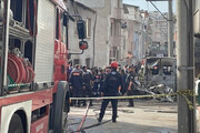 ببینید | لحظه سقوط هواپیمای آموزشی در شهر بورسا ترکیه