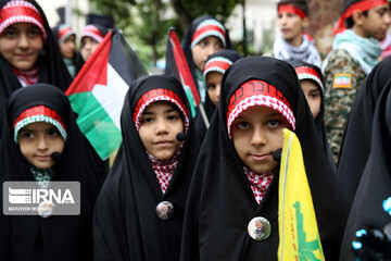 حضور دهه نودی‎ها در راهپیمایی روز قدس