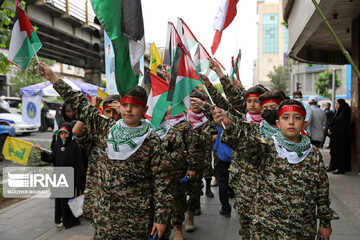 حضور دهه نودی‎ها در راهپیمایی روز قدس