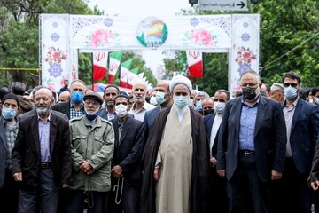 تقدیر نماینده ولی فقیه و استاندار قزوین از حضور پرشور مردم در راهپیمایی روز قدس