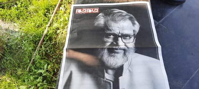 مراسم تشییع پیکر نادر طالبزاده در حال برگزاری است