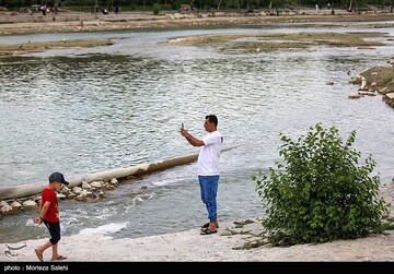 زاینده رود نیمه جان