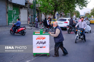 حوالی افطار در محله افسریه و بازار