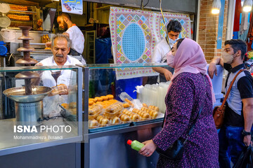 حوالی افطار در محله افسریه و بازار