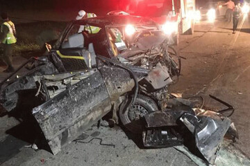عکس | تصادف وحشتناک دو پراید با ۸ نفر کشته!