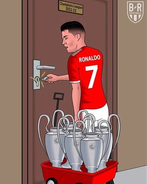 تلاش رونالدو برای فرار از منچستر را ببینید!