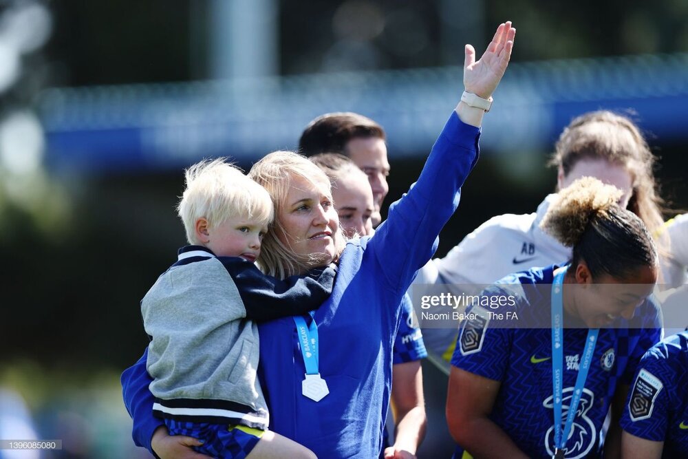 جشن قهرمانی چلسی در سوپرلیگ زنان انگلیس/عکس