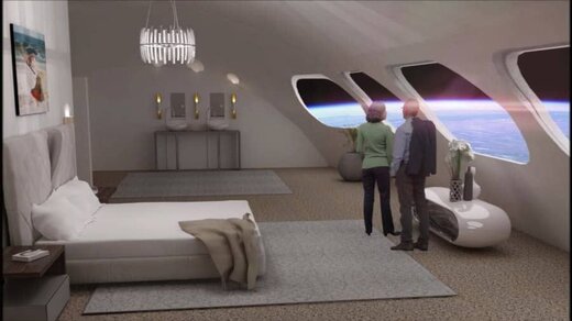 نخستین تصاویر از طراحی داخلی اولین هتل فضایی جهان را تماشا کنید