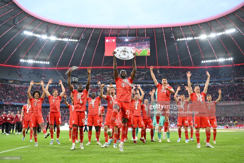 جشن قهرمانی باشکوه بایرنمونیخ در آلیانس/عکس