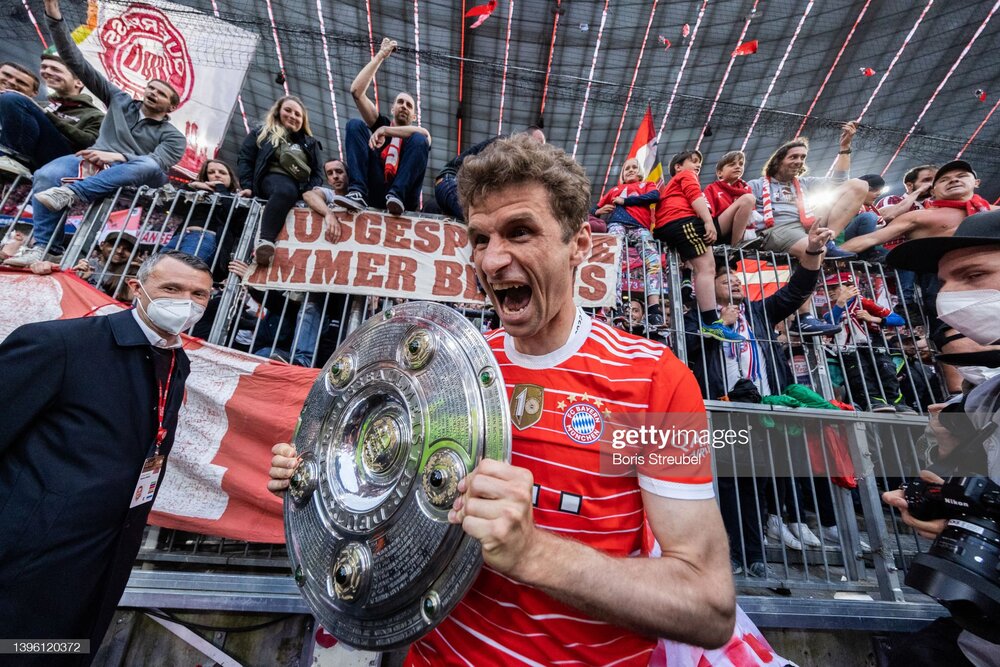 جشن قهرمانی باشکوه بایرنمونیخ در آلیانس/عکس