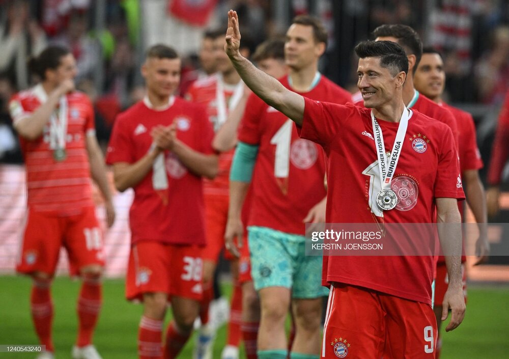 جشن قهرمانی باشکوه بایرنمونیخ در آلیانس/عکس