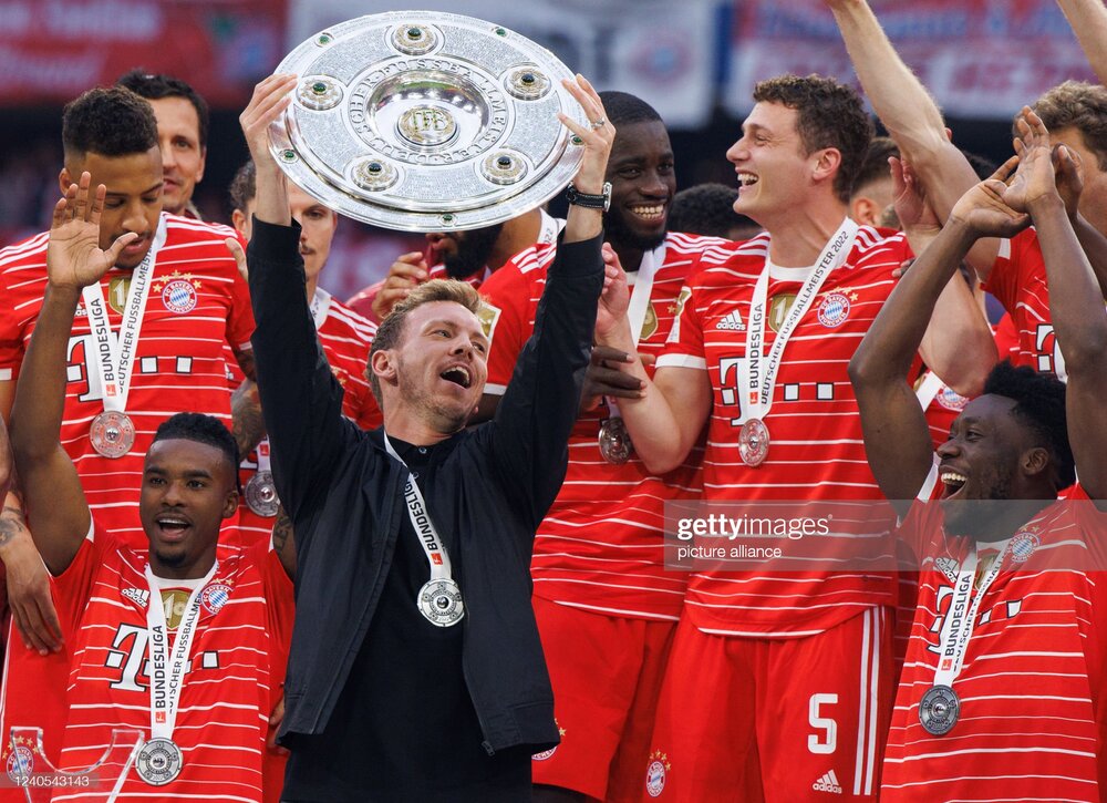 جشن قهرمانی باشکوه بایرنمونیخ در آلیانس/عکس