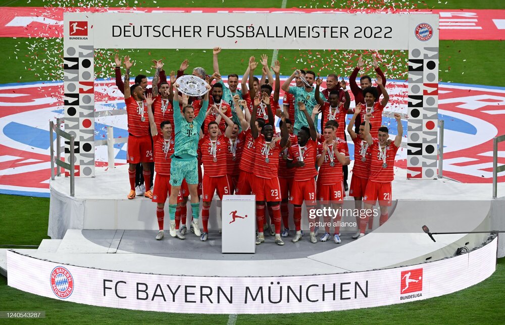 جشن قهرمانی باشکوه بایرنمونیخ در آلیانس/عکس