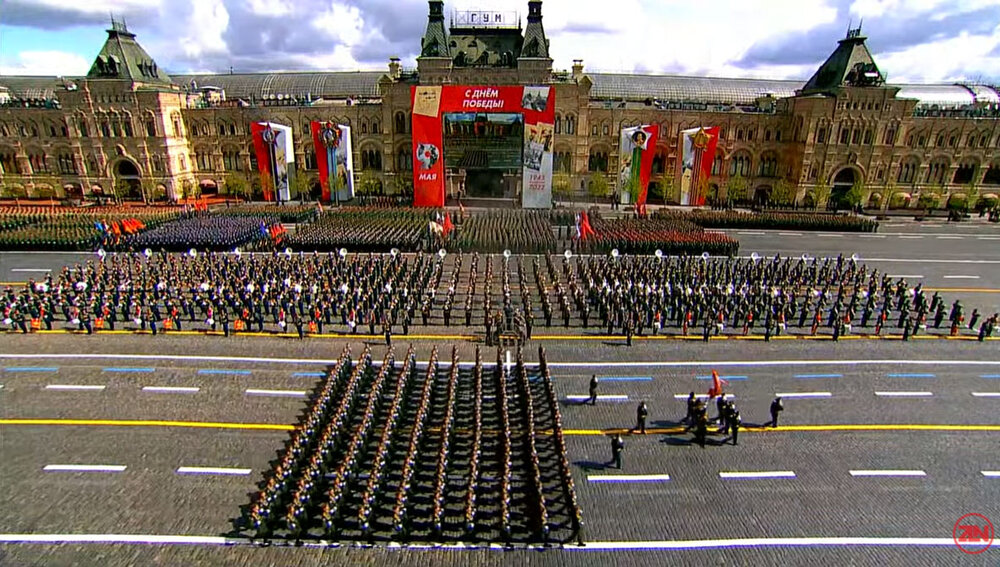 پوتین در روز پیروزی مدعی شد در خاک خود میجنگند